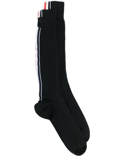 Thom Browne Bow Detail Socks Mid-calf Socks - Black