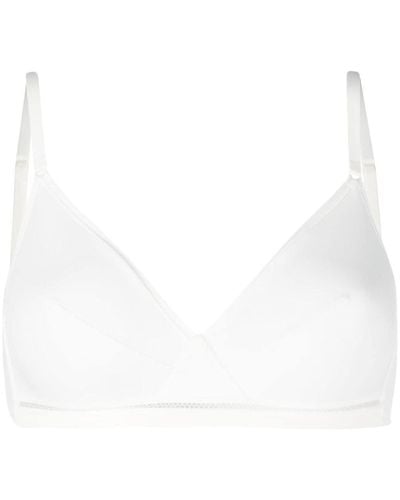 Eres Padded Triangle-cup Bra - White