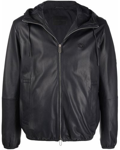 Emporio Armani Nylon Blouson Jacket - Black