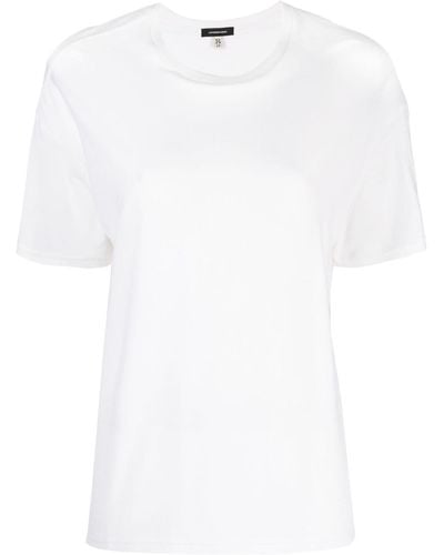 R13 Kastiges T-Shirt - Weiß