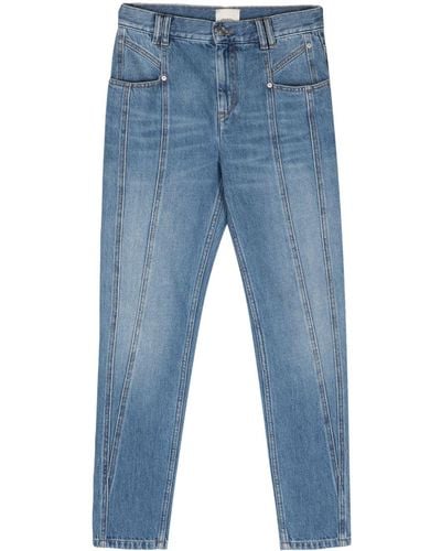Isabel Marant Jeans Met Toelopende Pijpen - Blauw