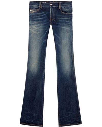 DIESEL D-backler Low-rise Jeans - Blue