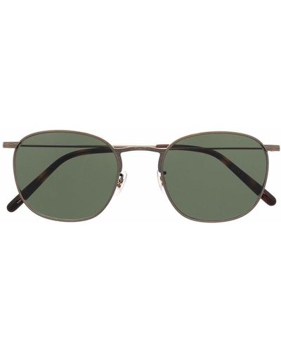Oliver Peoples Tinted Round-frame Sunglasses - Brown