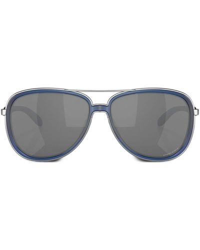 Oakley Split Time Pilot-frame Sunglasses - Gray
