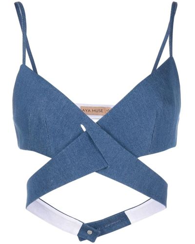 Blue AYA MUSE Tops for Women