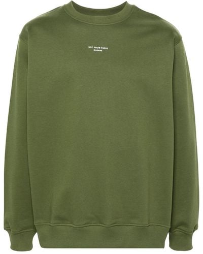 Drole de Monsieur Sweater With Logo - Green