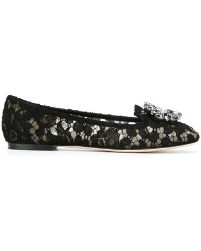 Dolce & Gabbana Zapatos slippers Vally - Negro