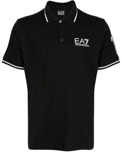 EA7 ポロシャツ - ブラック