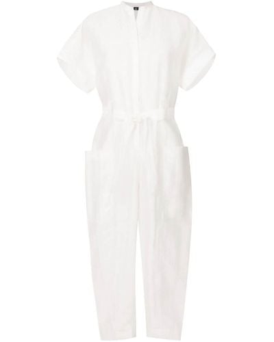 Osklen Flax Tapered-jumpsuit - White