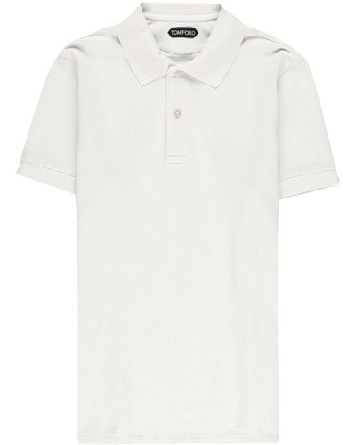 Tom Ford Klassisches Poloshirt - Weiß