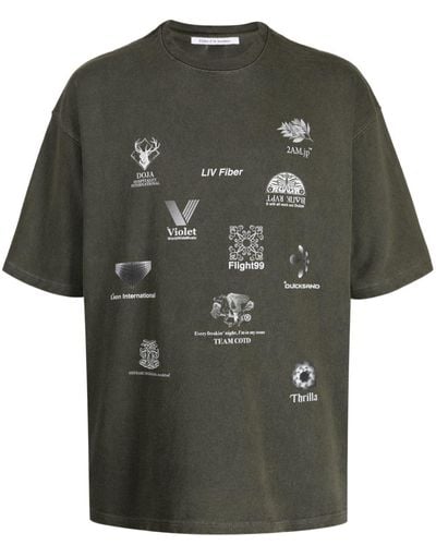 Children of the discordance T-shirt con stampa grafica - Verde