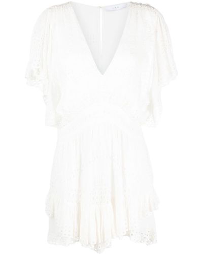 IRO Broderie Anglaise Playsuit - Wit