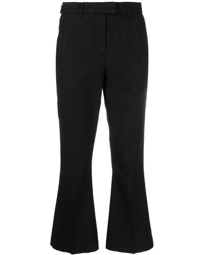 Jacob Cohen Flared Cropped Trousers - Black