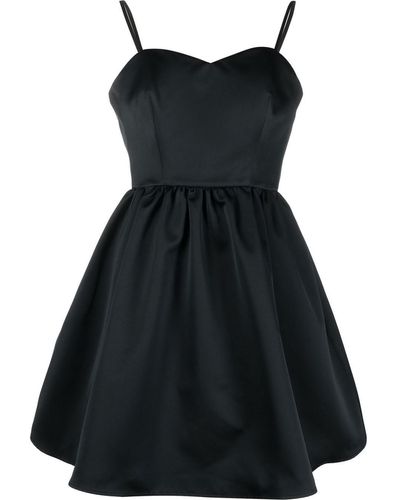 P.A.R.O.S.H. Flared Mini Dress - Black