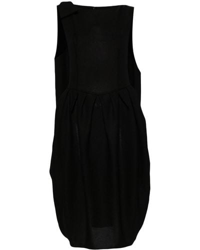 Maison Margiela Sleeveless Silk Dress - Black
