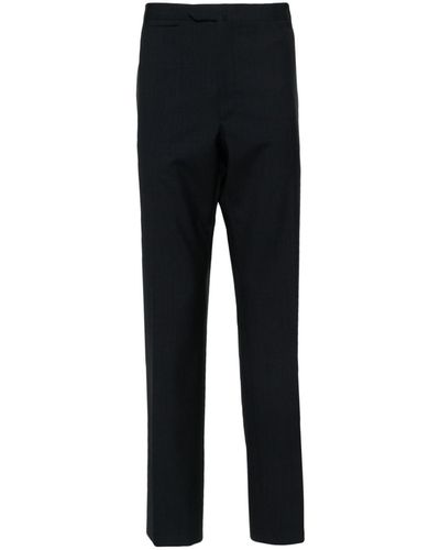 Corneliani Slim-fit Virgin Wool Trousers - Black