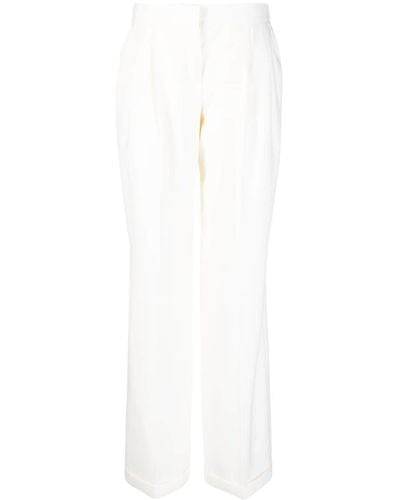 Alexander McQueen Pantalones de vestir - Blanco
