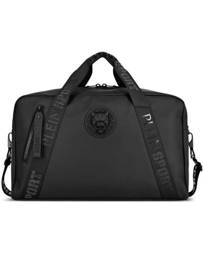Philipp Plein Boston Reisetasche mit Logo - Schwarz