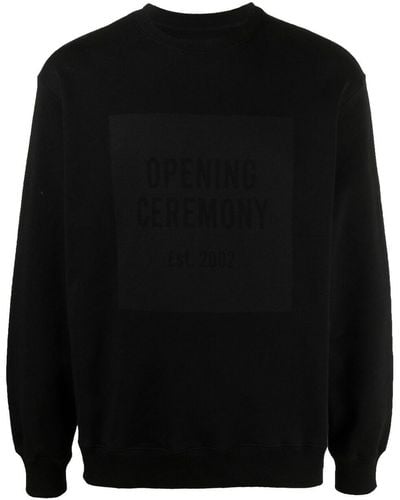 Opening Ceremony Box-logo Sweatshirt - Black