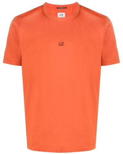 C.P. Company T-shirt en coton à manches courtes - Orange