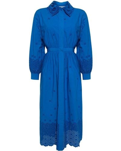 Ulla Johnson Adette shirt dress - Blau