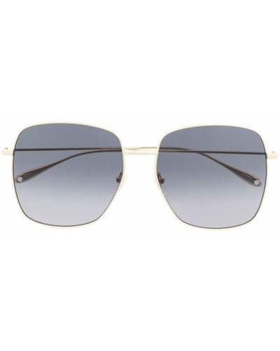Gucci Oversized-frame Gradient Sunglasses - Metallic
