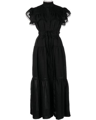 Sabina Musayev Blakeley Layered Midi Dress - Black