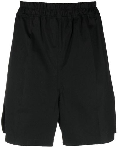 Rick Owens Herren baumwolle shorts - Schwarz