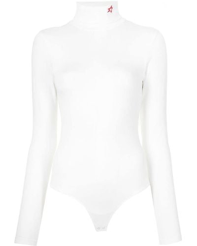 Perfect Moment Roll-neck Bodysuit - White