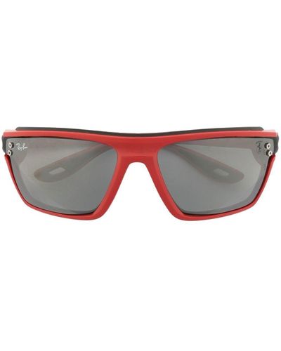 Ray-Ban Gafas de sol 0RB4370M de dos tonos - Rojo