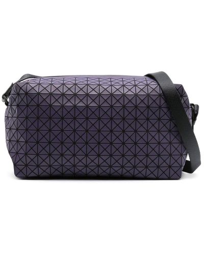 Bao Bao Issey Miyake Schultertasche mit geometrischen Einsätzen - Blau