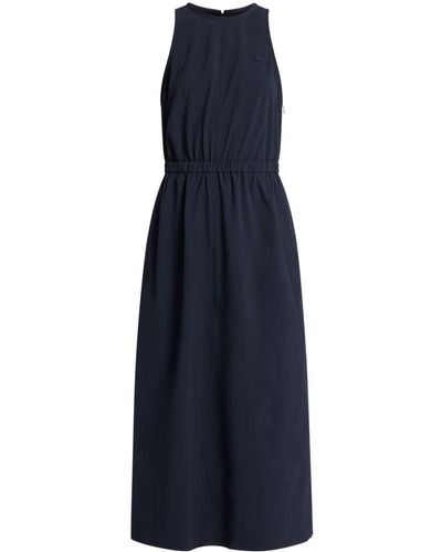 Lacoste Cut-out Midi Dress - Blue
