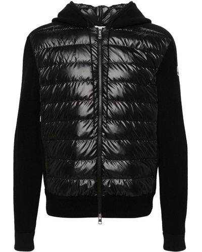 Moncler Paneled Padded Jacket - Black