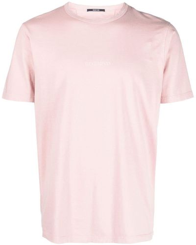 C.P. Company Camiseta con logo estampado - Rosa