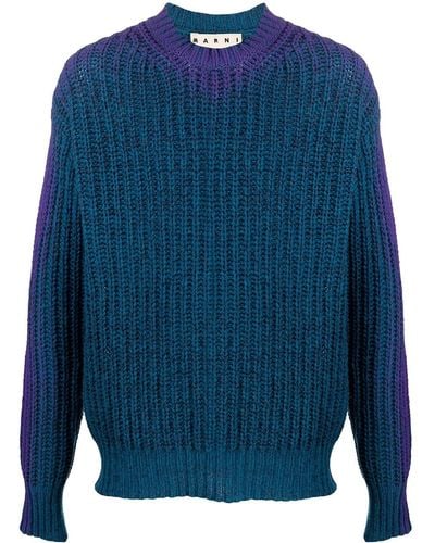 Marni Gradient Effect Sweater - Blue