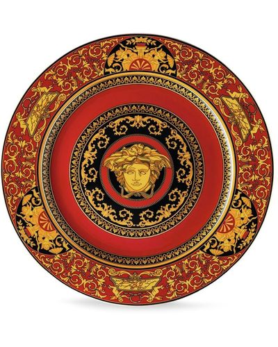 Versace Piatto da portata Medusa - Rosso
