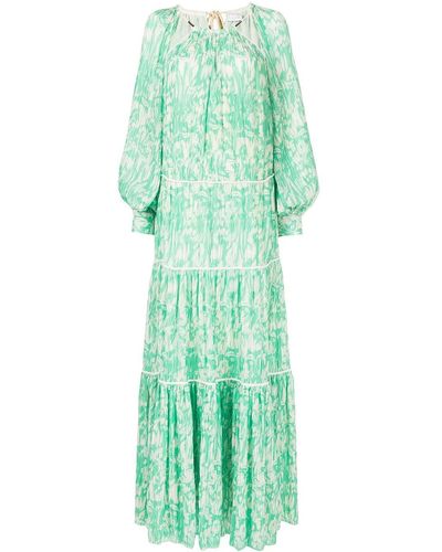 Jonathan Simkhai Cut-out Neckline Long Dress - Green