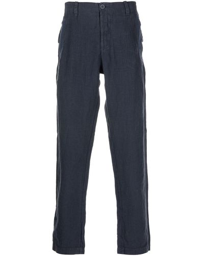 Transit Tailored Linen Trousers - Blue