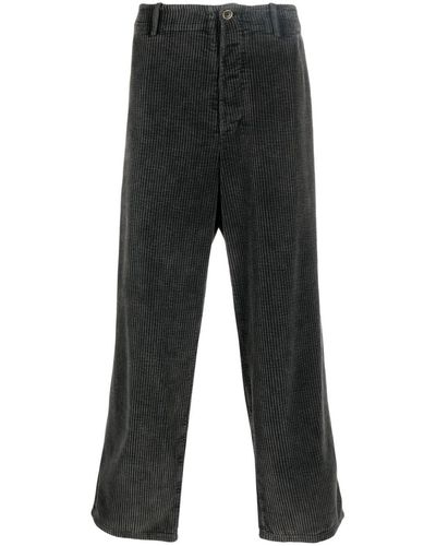 Uma Wang Wide-leg Corduroy Trousers - Black