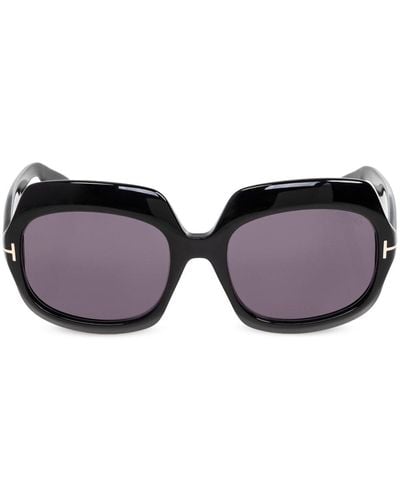 Tom Ford Ft1155 Oversize-frame Sunglasses - Brown