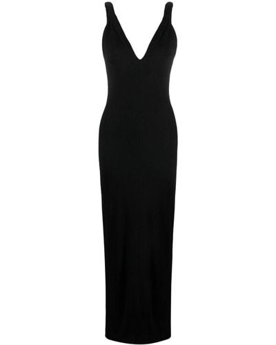 Givenchy Kleid mit V-Ausschnitt - Schwarz
