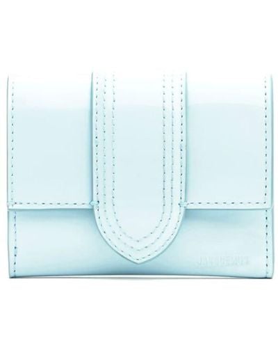 Jacquemus Le Compact Bambino Leather Wallet - Blue