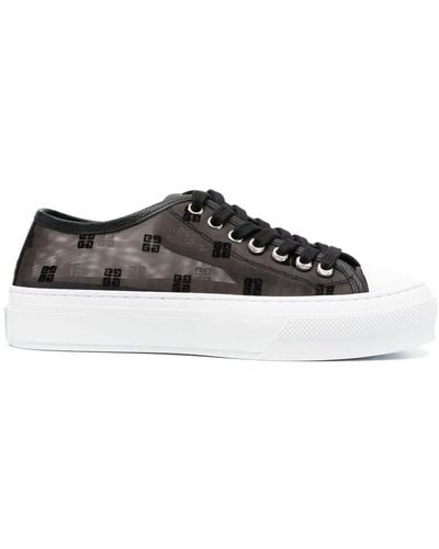 Givenchy City 4g Mesh Trainers - Brown