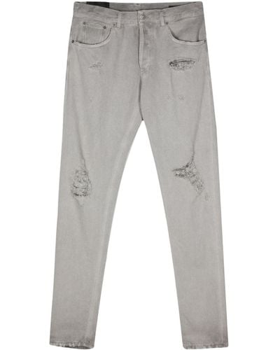 Dondup Dian ripped tapered jeans - Grau