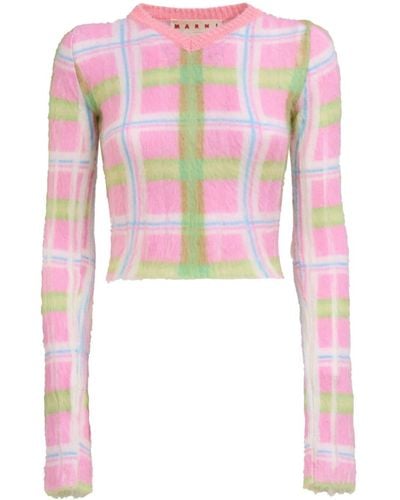 Marni Pullover mit gebürstetem Finish - Pink