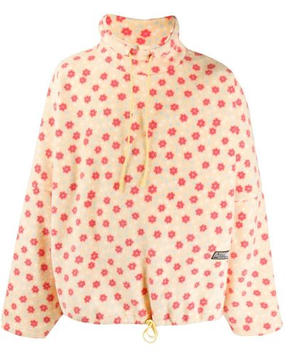 Martine Rose Sweater Met Bloemenprint - Geel