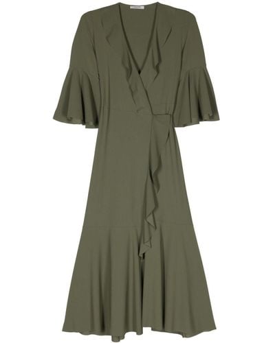 Dorothee Schumacher Daily Beach Wrap Maxi Dress - グリーン