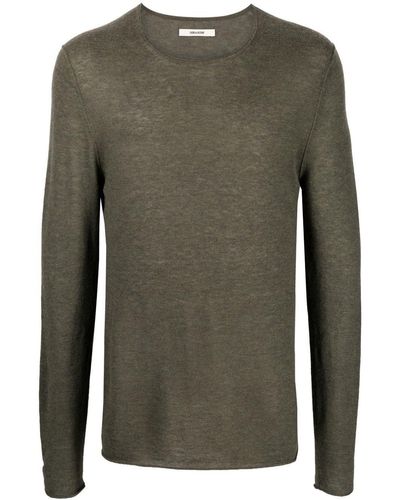 Zadig & Voltaire Long-sleeve Cashmere Top - Green