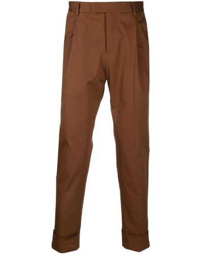 PT Torino Pantalones de vestir capri - Marrón