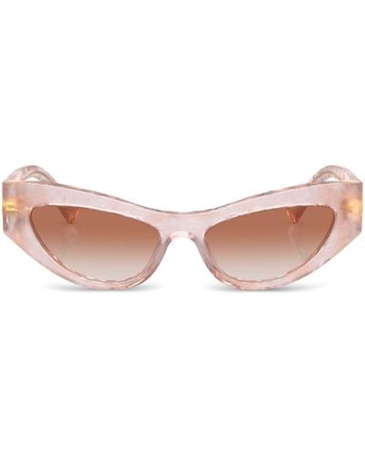 Dolce & Gabbana Sonnenbrille mit Cat-Eye-Gestell - Pink